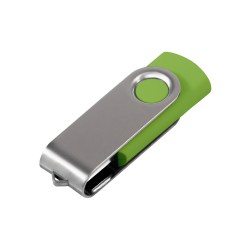 Флеш-память под логотип 8 Гб USB TWISTER 2.0, светло зеленый